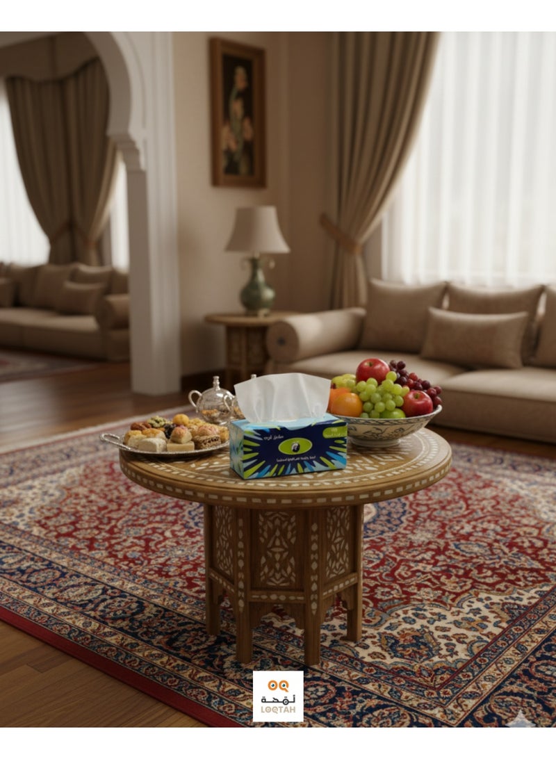 مناديل حنين السميكة والناعمة للوجه - عبوة من 12 علبة، 4 طبقات، 600 منديل لكل علبة، بإجمالي 7200 منديل - Image 5